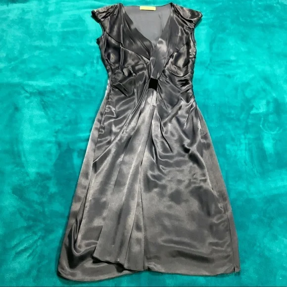 Prada | Dresses | Prada Asymmetric Satin Dress 38 | Poshmark